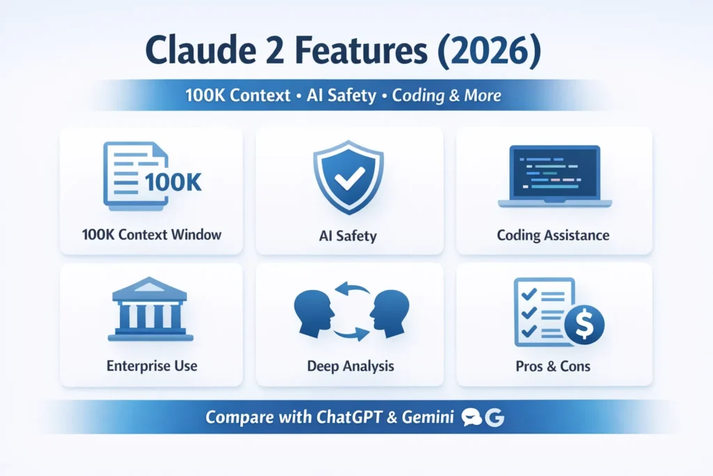 Claude 2 features