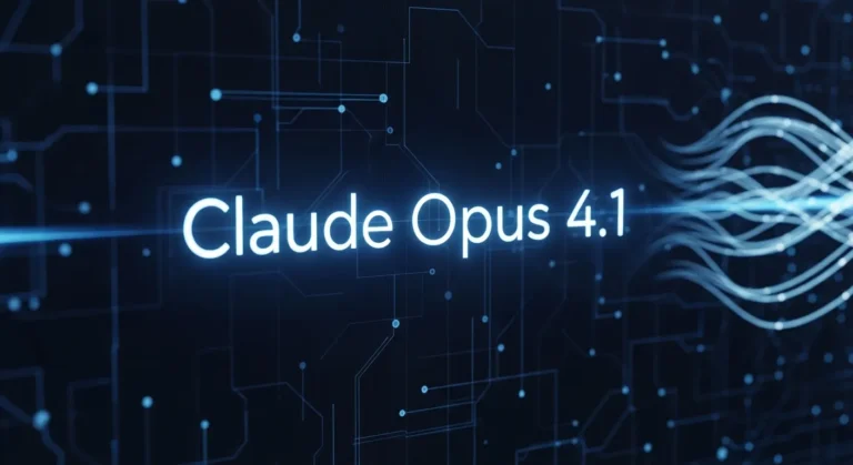 Claude Opus 4.1 vs GPT-5 comparison infographic 2026 – coding performance, extended context window, agentic automation, and enterprise safety features highlighted.
