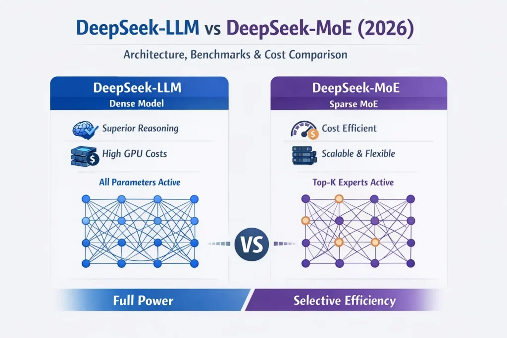  DeepSeek‑LLM VS DeepSeek‑MoE
