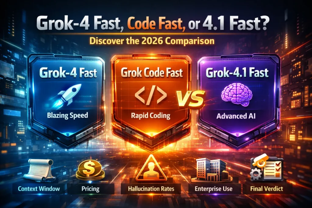 Grok-4 Fast / Code Fast VS Grok-4.1