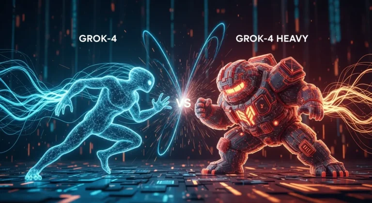 Grok-4 VS Grok-4 Heavy