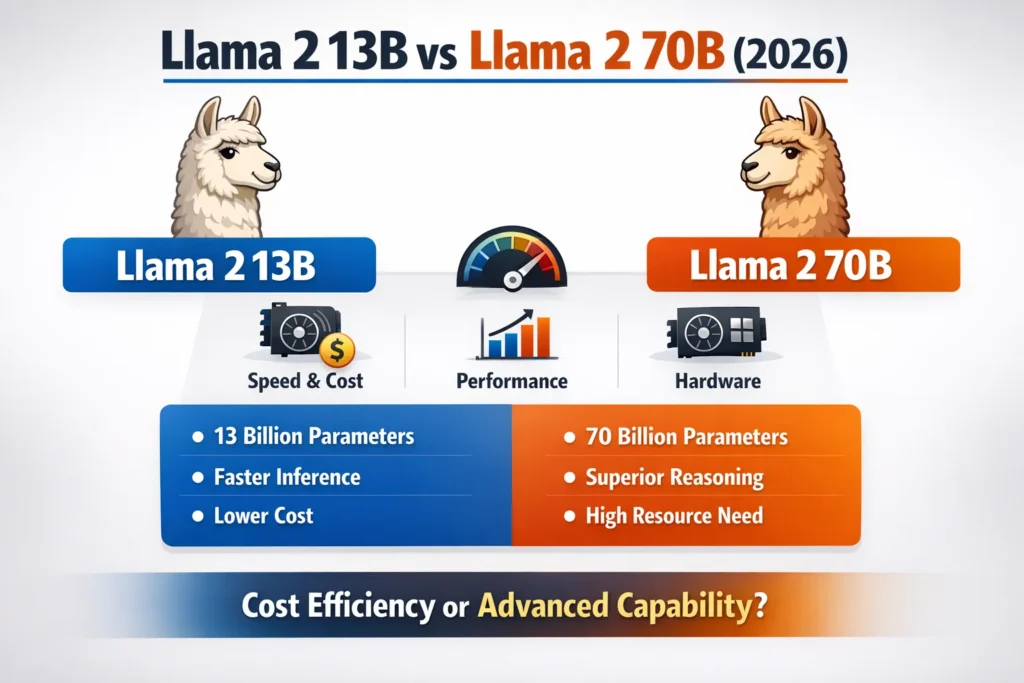 Llama 2 13B VS Llama 2 70B