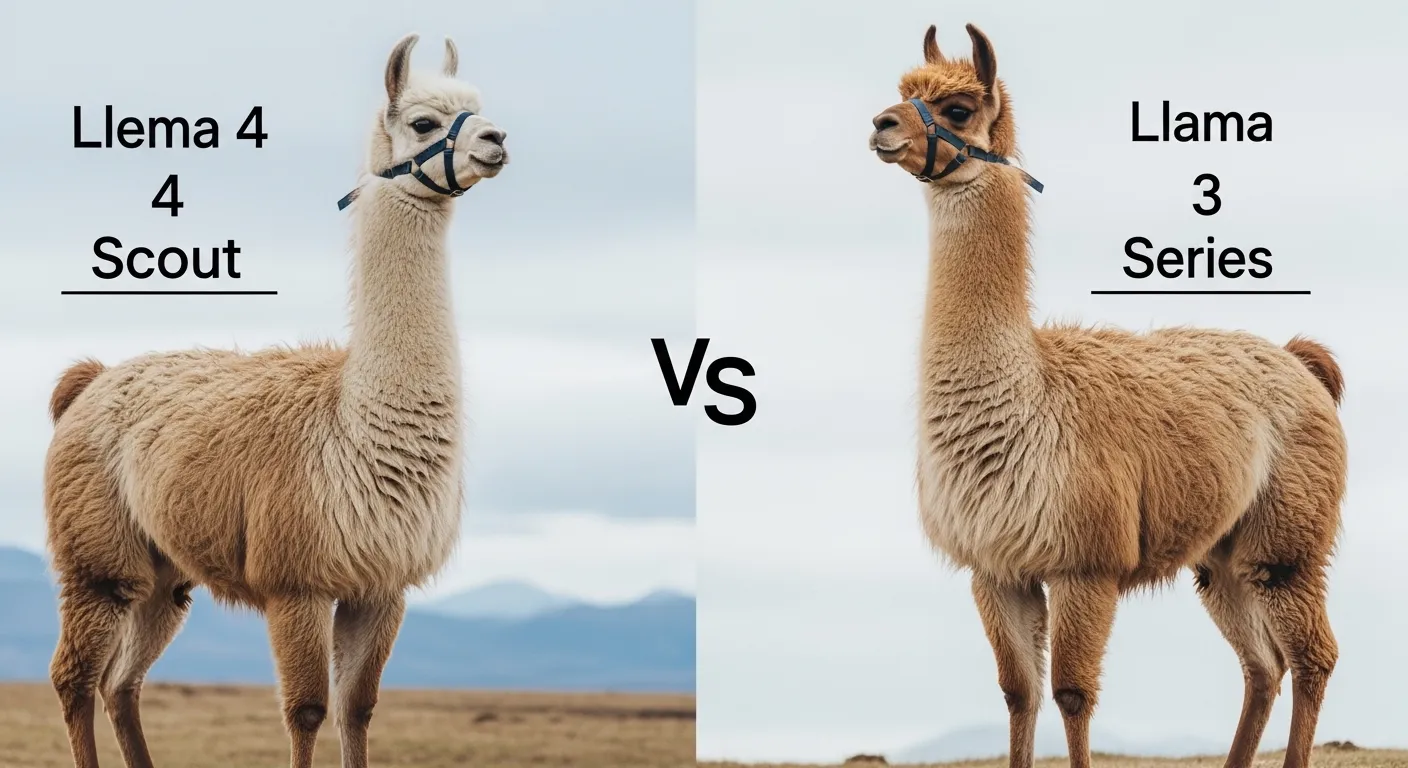 Llama 4 Scout VS Llama 3 Series
