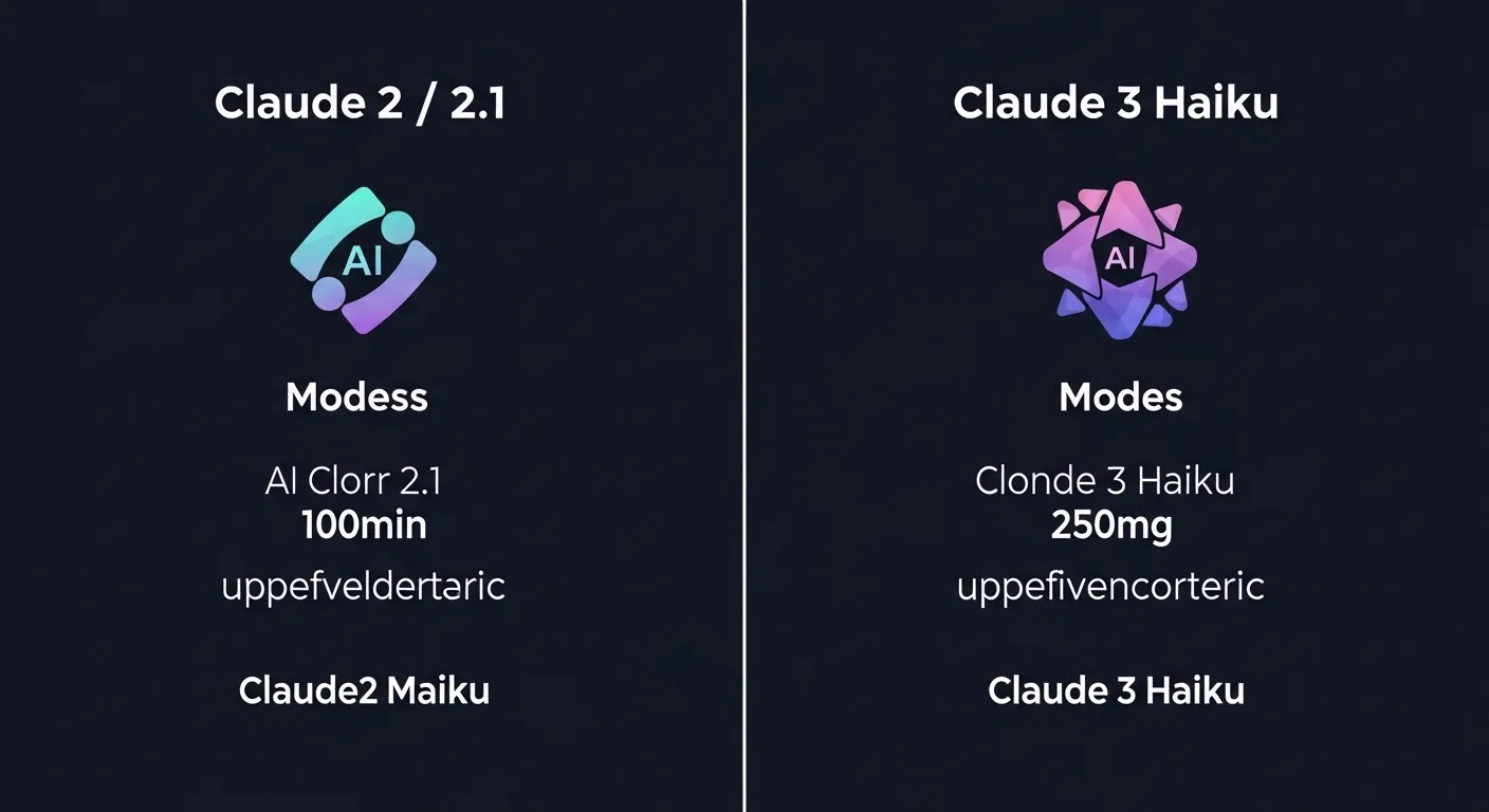 Claude 2 / 2.1 VS Claude 3 Haiku