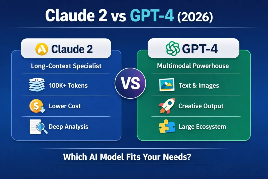 Claude 2 vs GPT-4 comparison