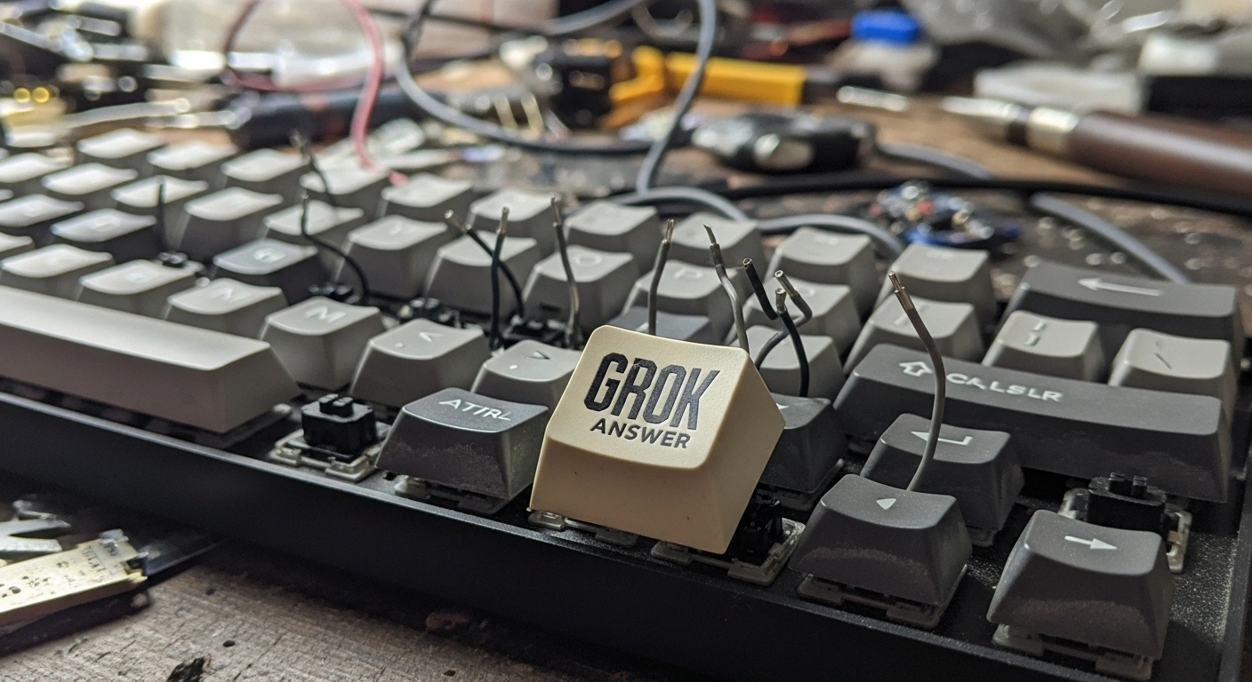 broken keyboard grok answer