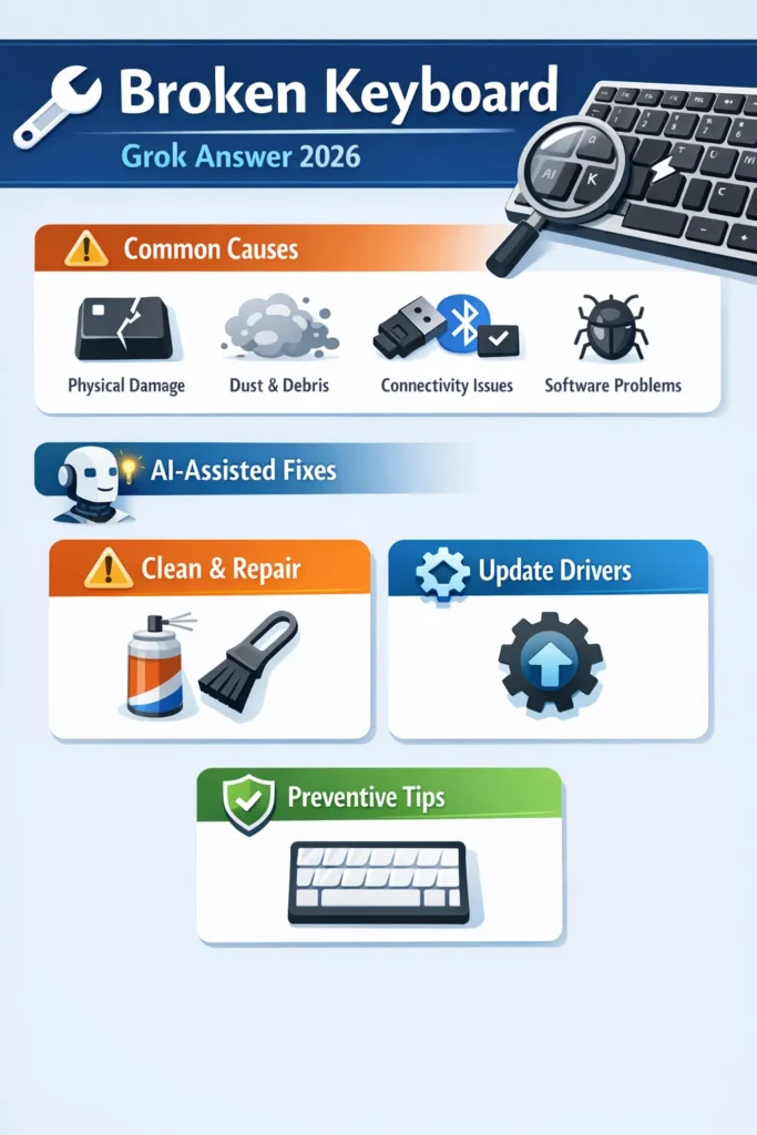 broken keyboard grok answer