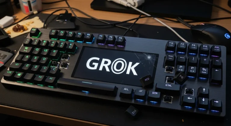 broken keyboard grok answer