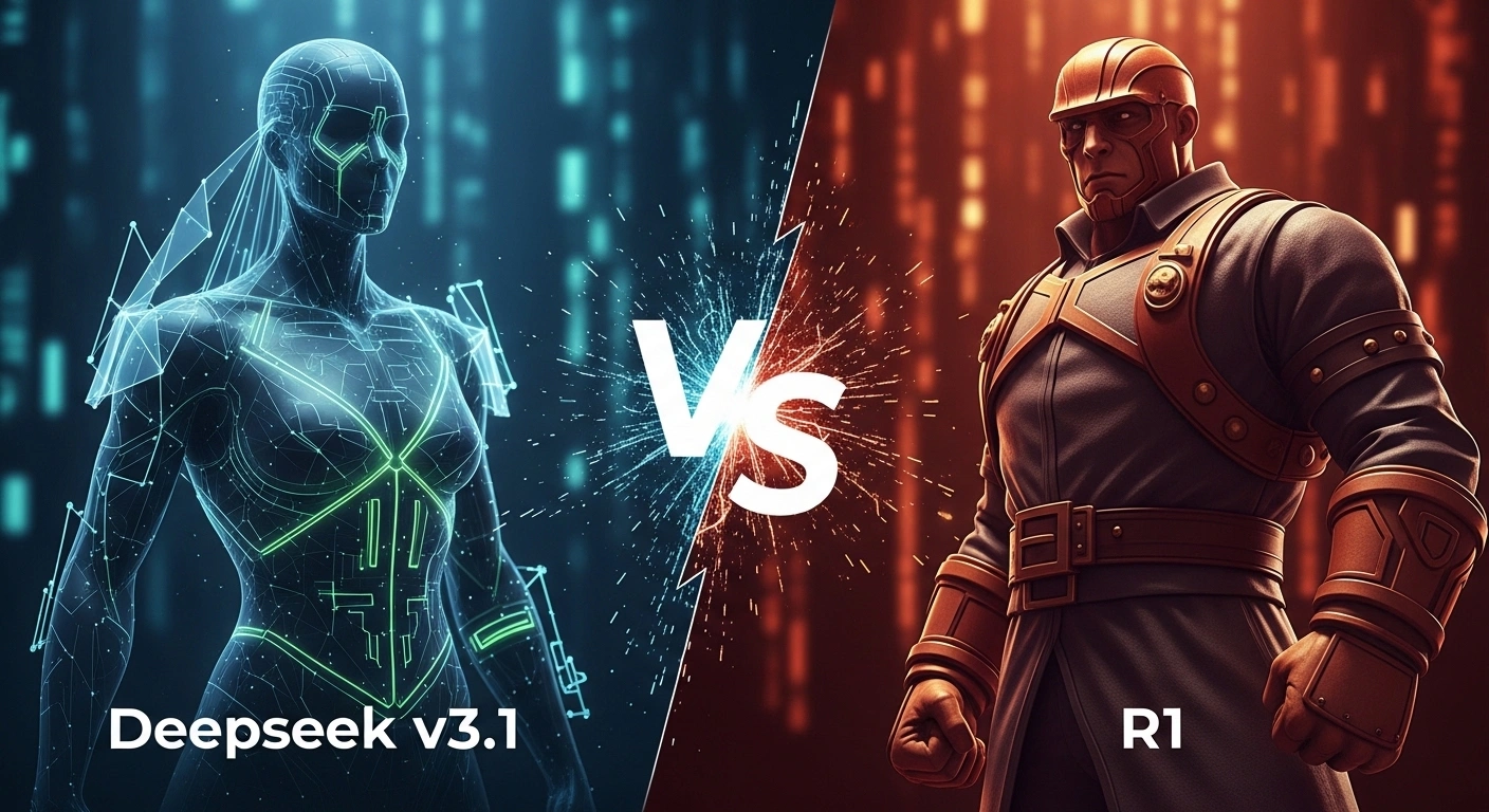 deepseek v3.1 vs r1