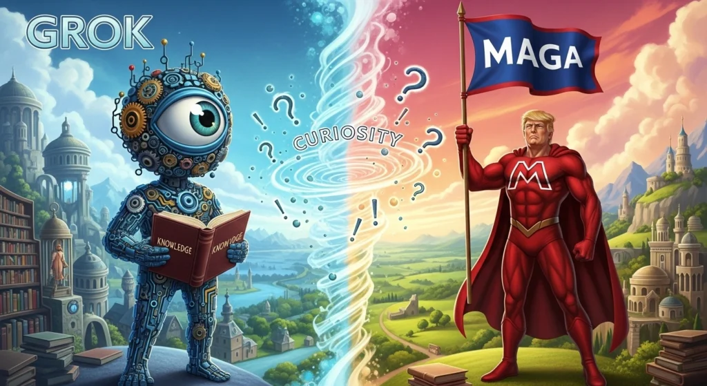 grok vs maga