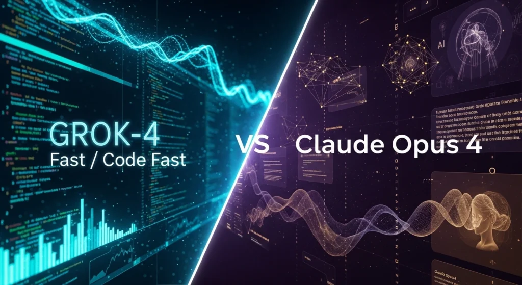 Grok-4 Fast  Code Fast VS Claude Opus 4