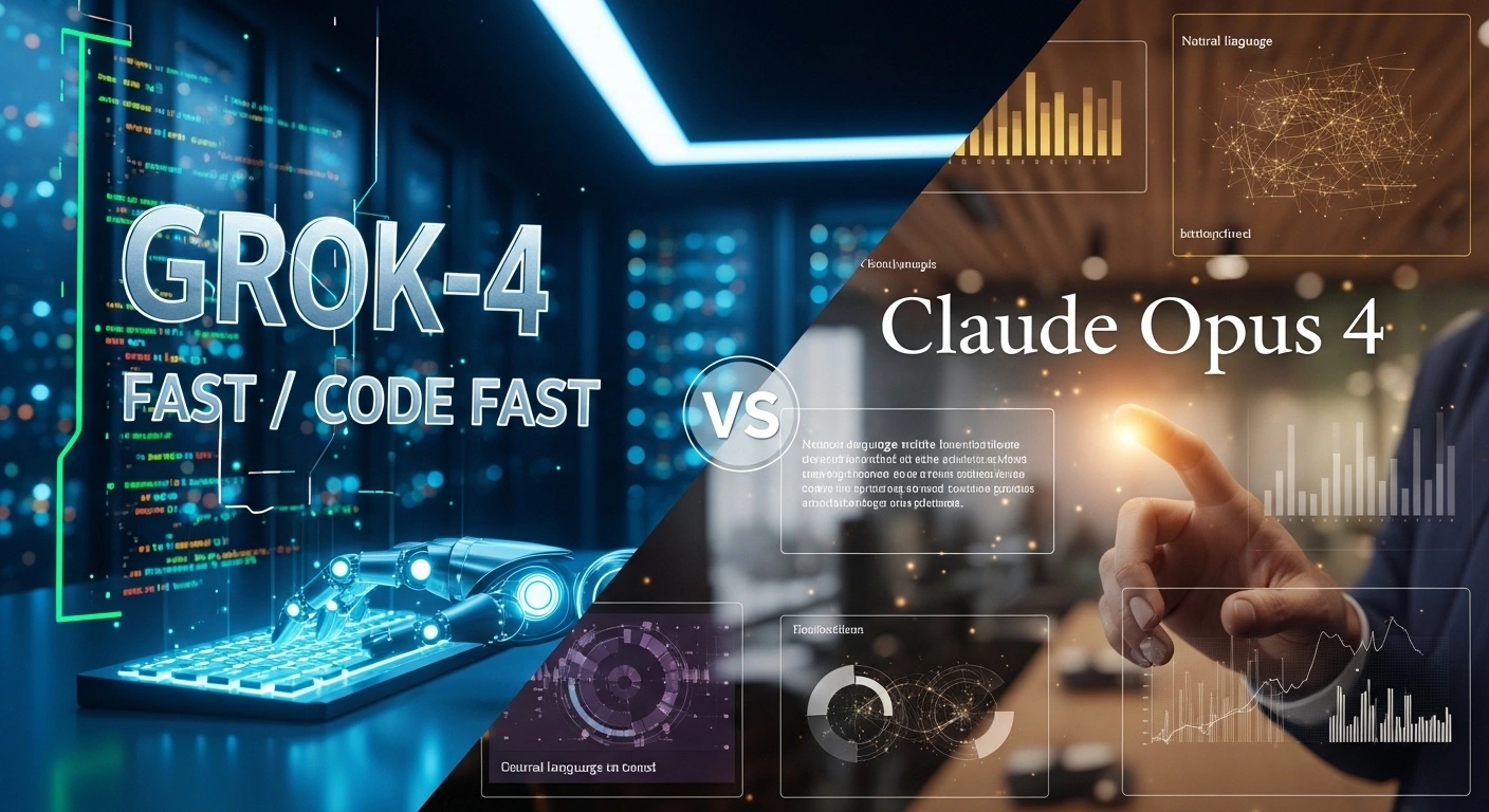 Grok-4 Fast Code Fast VS Claude Opus 4