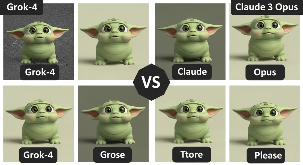 Grok-4 VS Claude 3 Opus