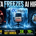 Meta Freezes AI Hiring