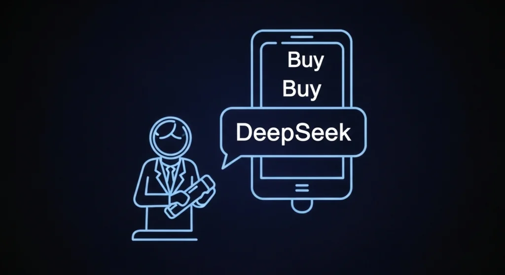 Infographic explaining how to invest in AI without DeepSeek stock, including IPO status, alternative AI investments, and portfolio strategy for 2026.
