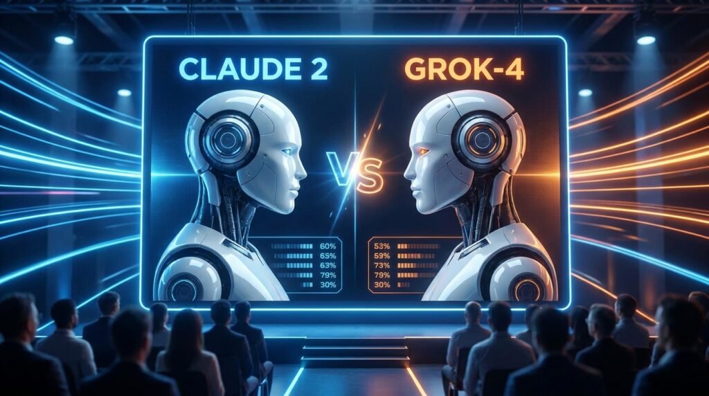 Claude 2 VS Grok-4
