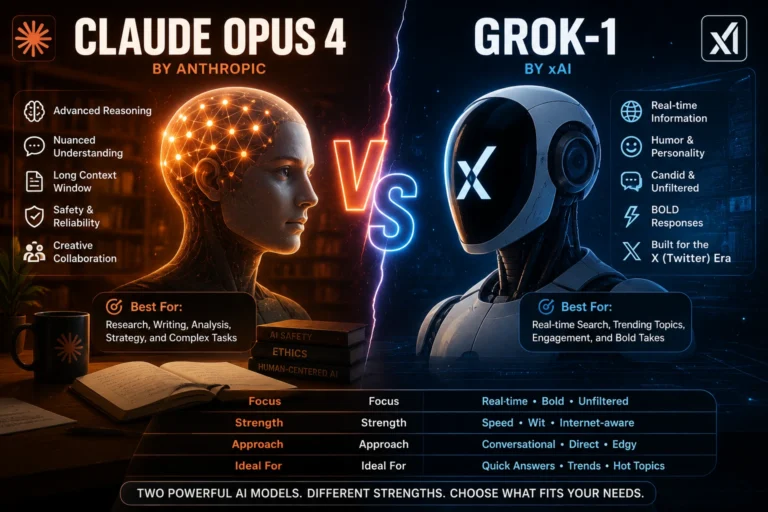 Claude Opus 4 VS Grok-1