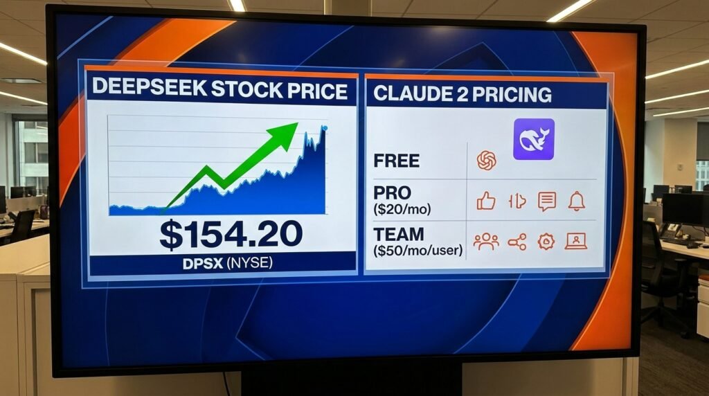 DeepSeek Stock Price VS Claude 2 pricing