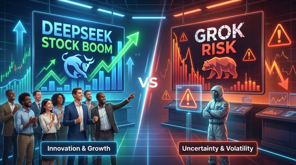 DeepSeek Stock Price VS grok jailbreak