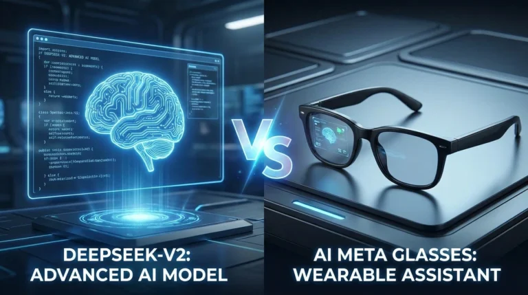DeepSeek‑V2 VS ai meta glasses
