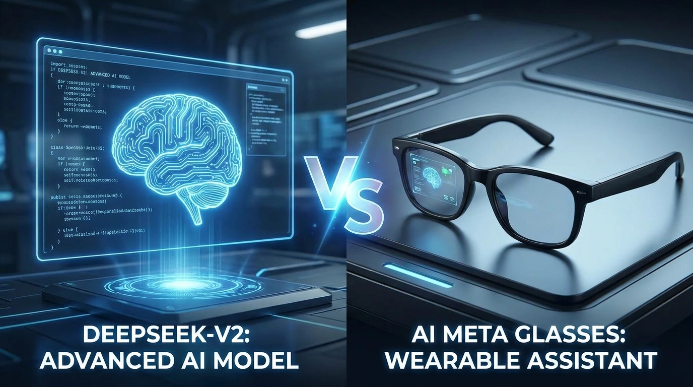 DeepSeek‑V2 VS ai meta glasses