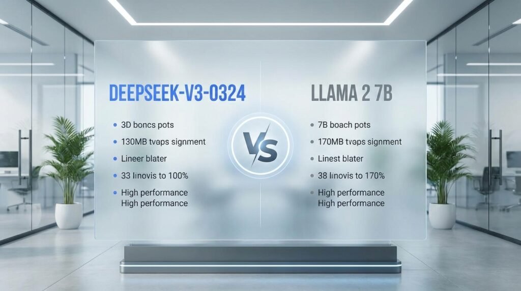 DeepSeek‑V3‑0324 VS Llama 2 7B