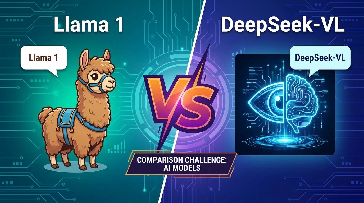 Llama 1 VS DeepSeek-VL