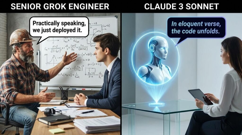 Senior grok engineer interview VS Claude 3 Sonnet