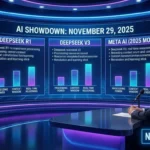 deepseek r1 vs v3 VS meta ai news november 29 2025