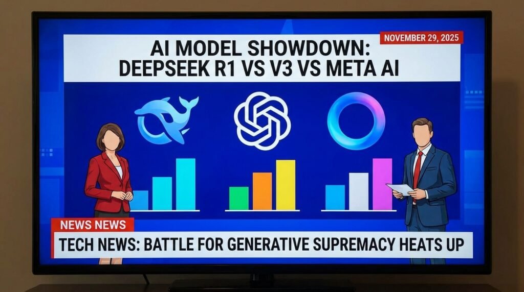 deepseek r1 vs v3 VS meta ai news november 29 2025