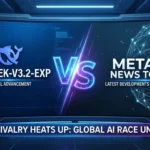 deepseek-v3.2-exp VS meta ai news today