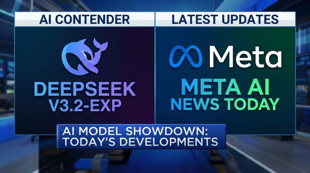 deepseek-v3.2-exp VS meta ai news today