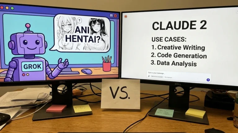 grok ani hentai VS Claude 2 use cases