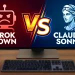 is grok down VS Claude 3 Sonnet