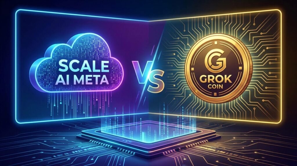 scale ai meta VS grok coin