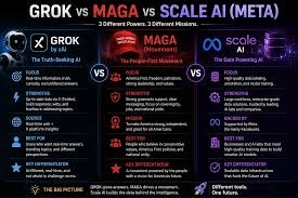 scale ai meta VS grok coin