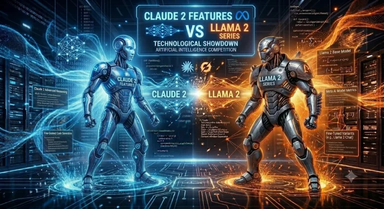 Claude 2 features VS Llama 2 Series