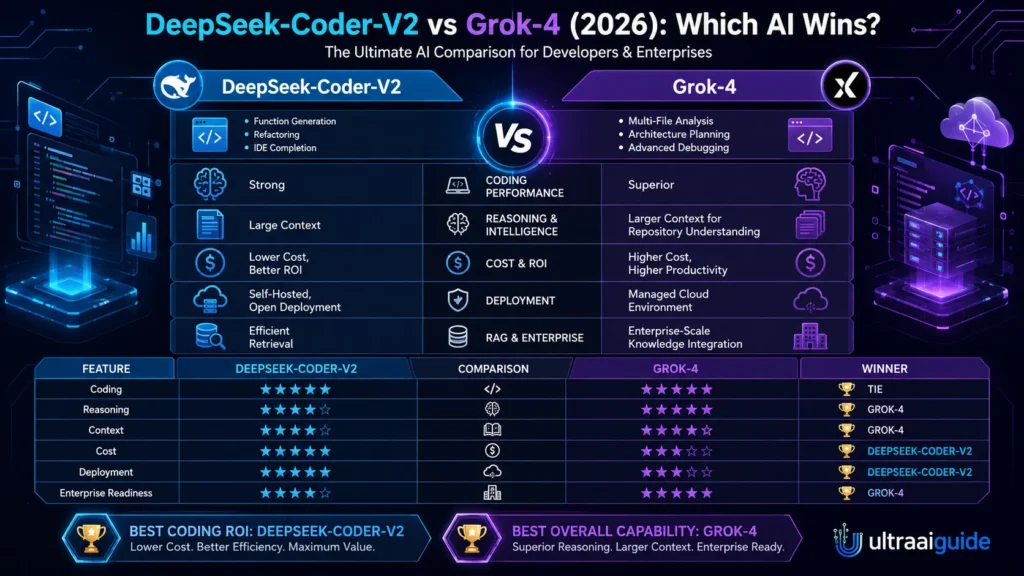 DeepSeek-Coder-V2 vs Grok-4