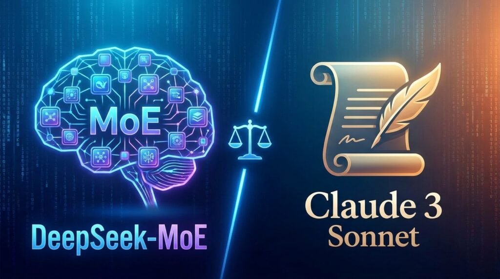 DeepSeek-MoE VS Claude 3 Sonnet