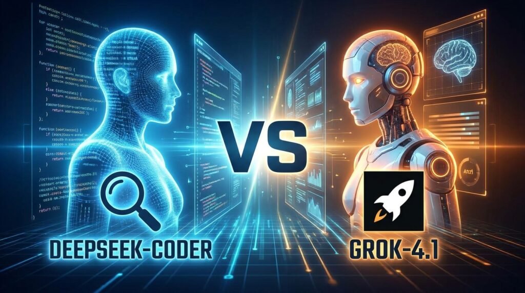 DeepSeek‑Coder VS Grok-4.1