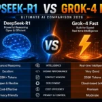 DeepSeek‑R1 VS Grok-4 Fast