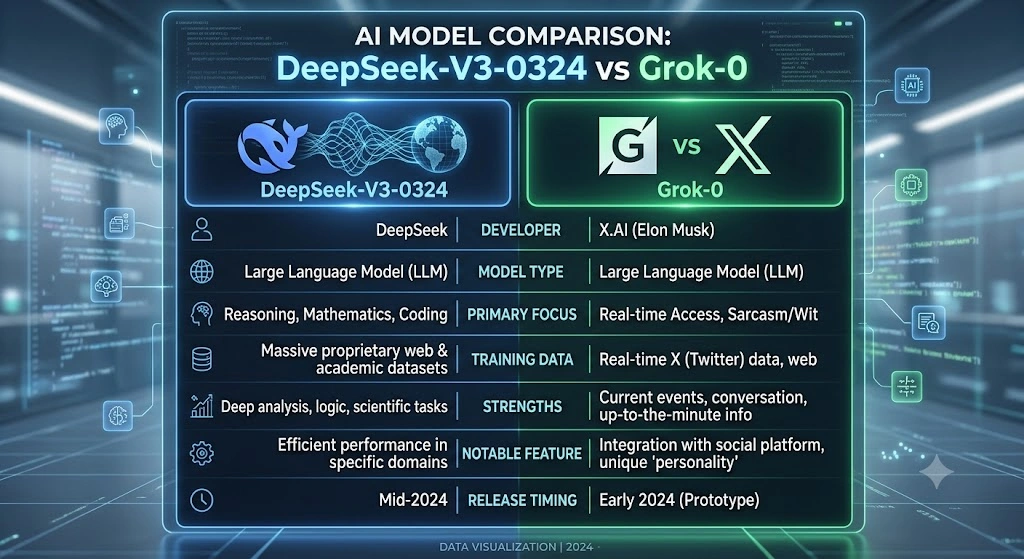 DeepSeek‑V3‑0324 VS Grok-0