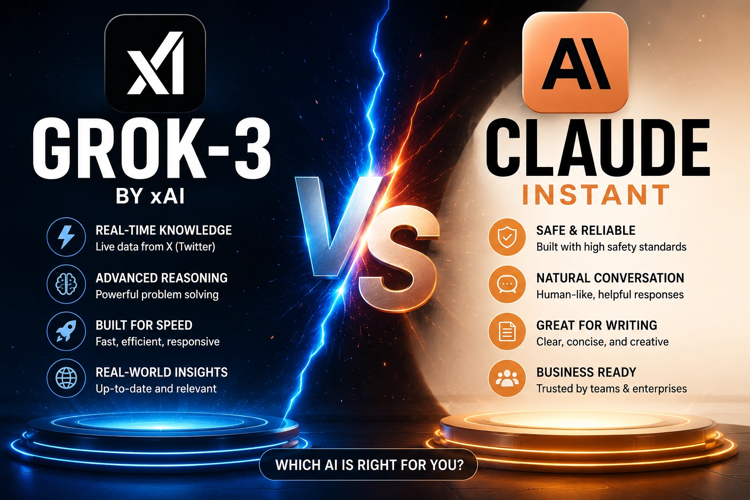 Grok-3 VS Claude Instant