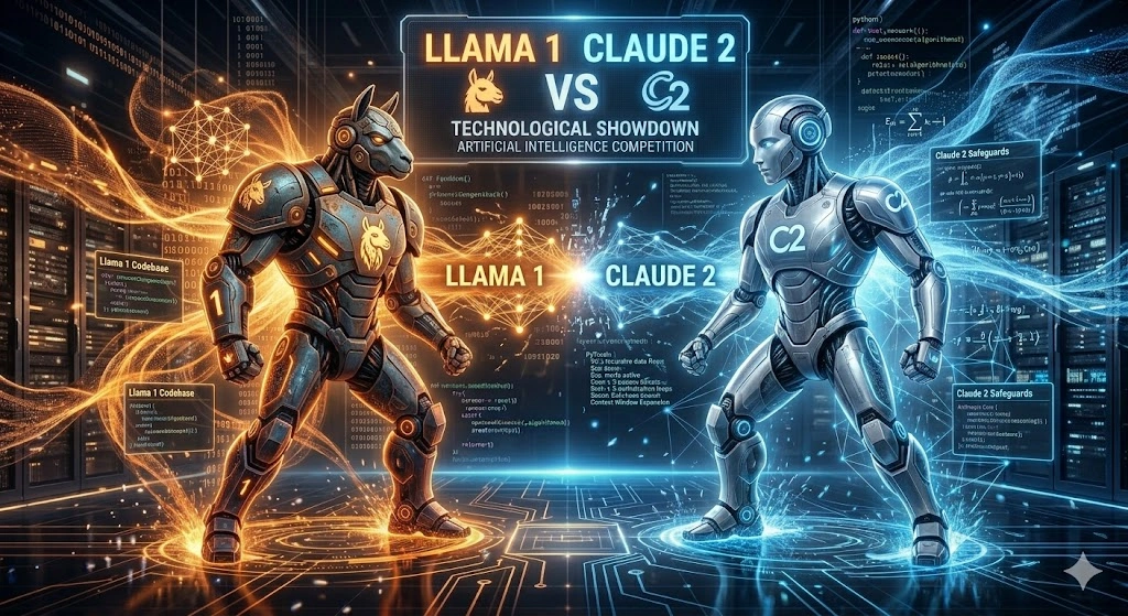 Llama 1 VS Claude 2