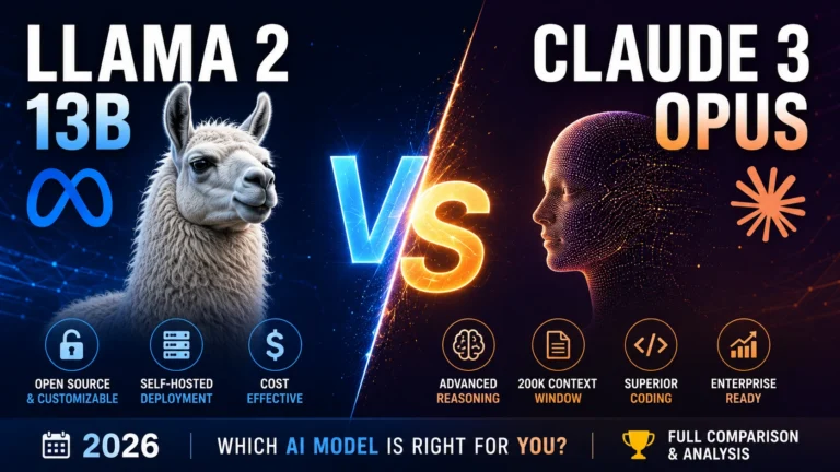 Llama 2 13B VS Claude 3 Opus