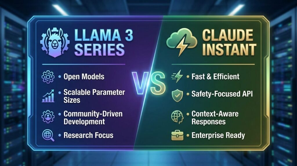 Llama 3 Series VS Claude Instant