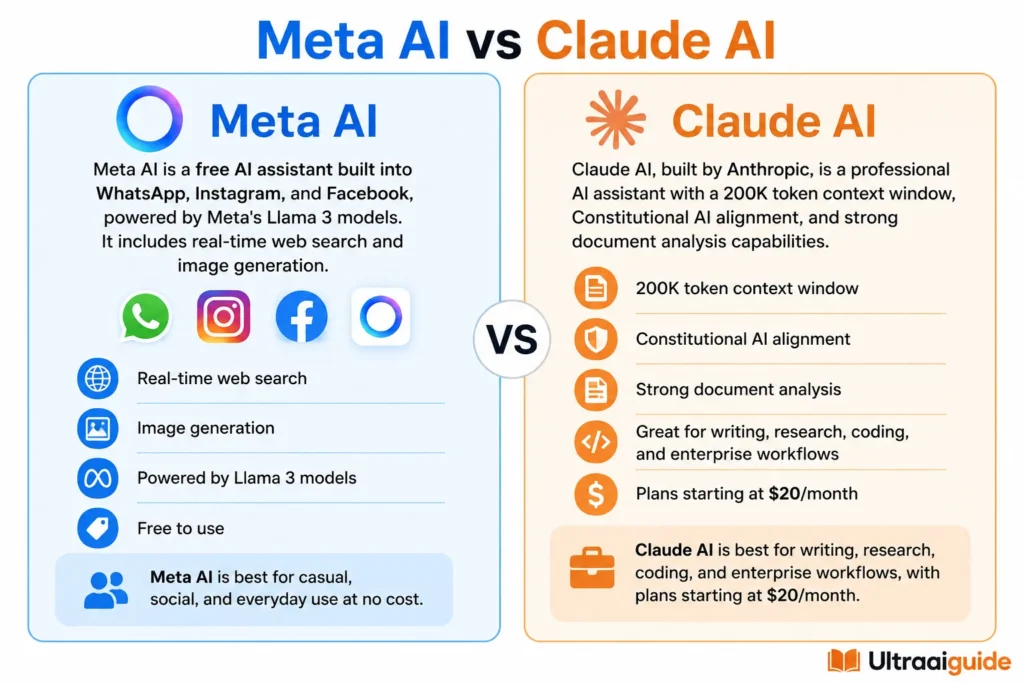 Meta ai vs claude ai?