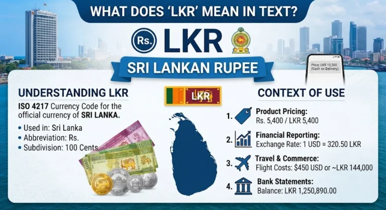 LKR Meaning in Text