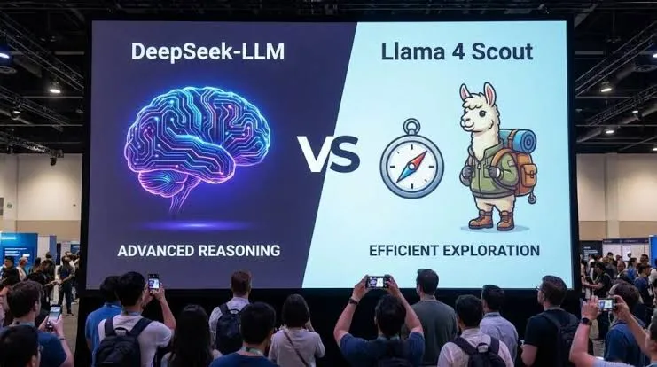 DeepSeek LLM vs Llama 4 Scout
