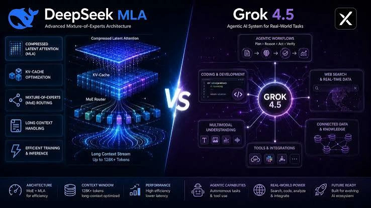 deepseek vibe coding VS grok coin